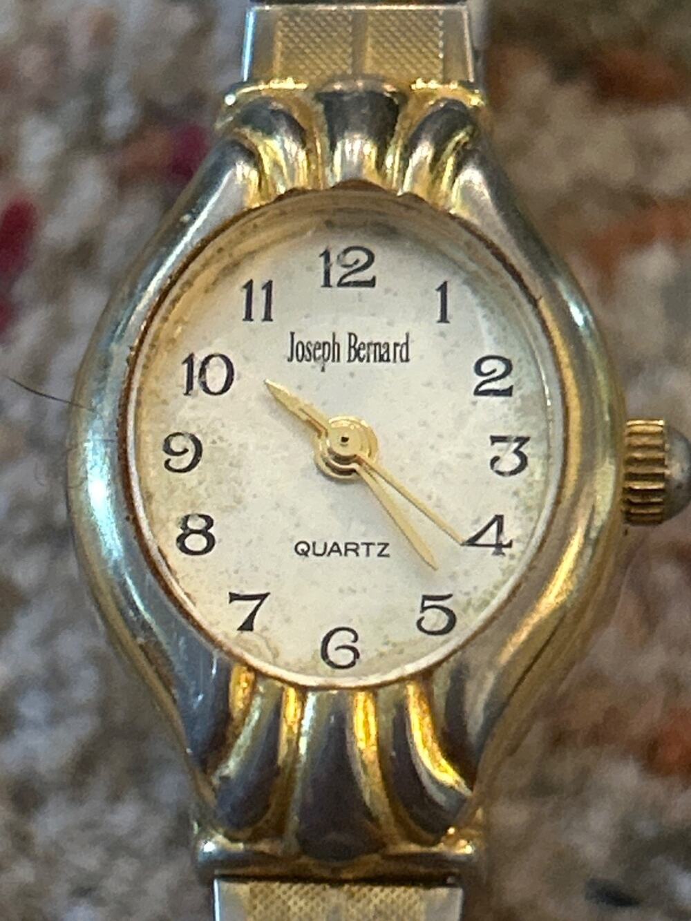 Vintage Joseph Bernard Ladies Gold-Tone Quartz Watch - PC21 SB626SW